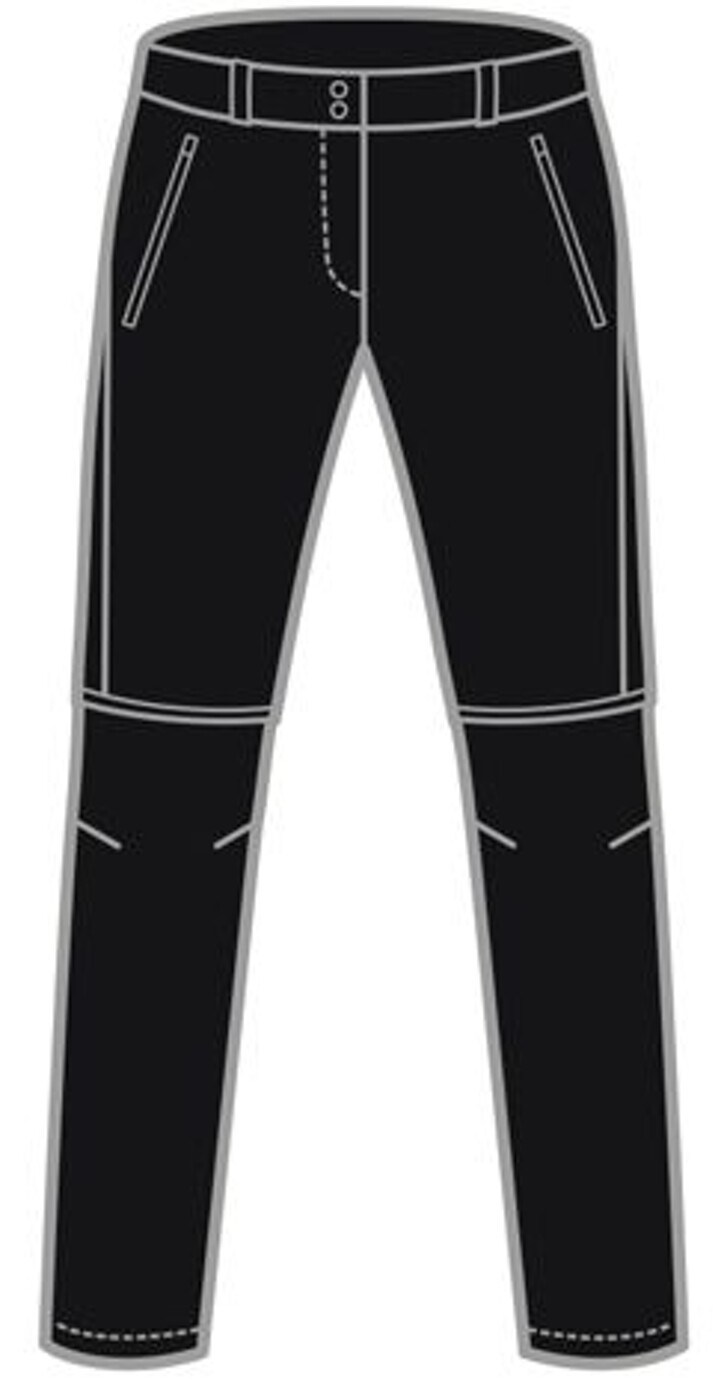 LÖFFLER W ZIP-OFF TREKKING PANTS TAPER - Damen