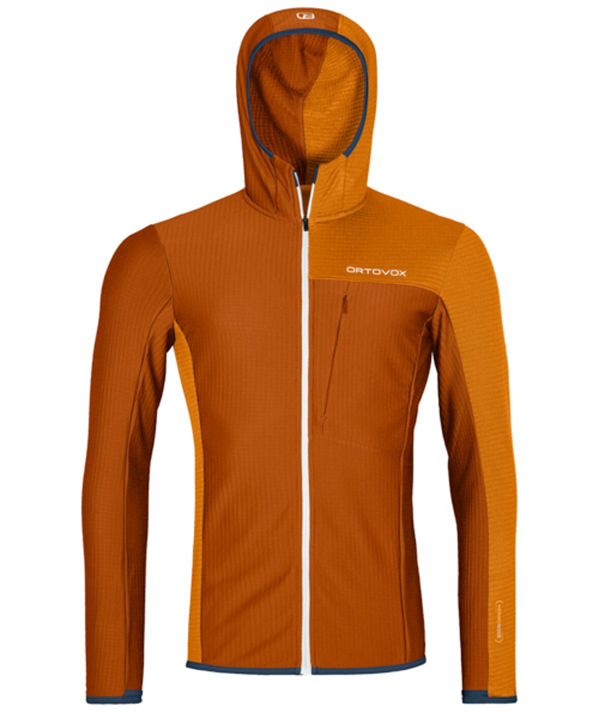 ORTOVOX FLEECE LIGHT GRID HOODED JKT M - Herren