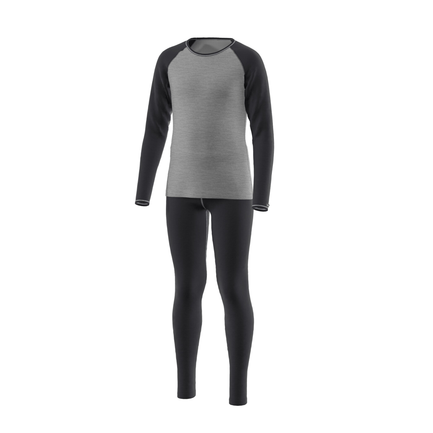 LÖFFLER K SET LONG CB TRANSTEX MERINO - Kinder