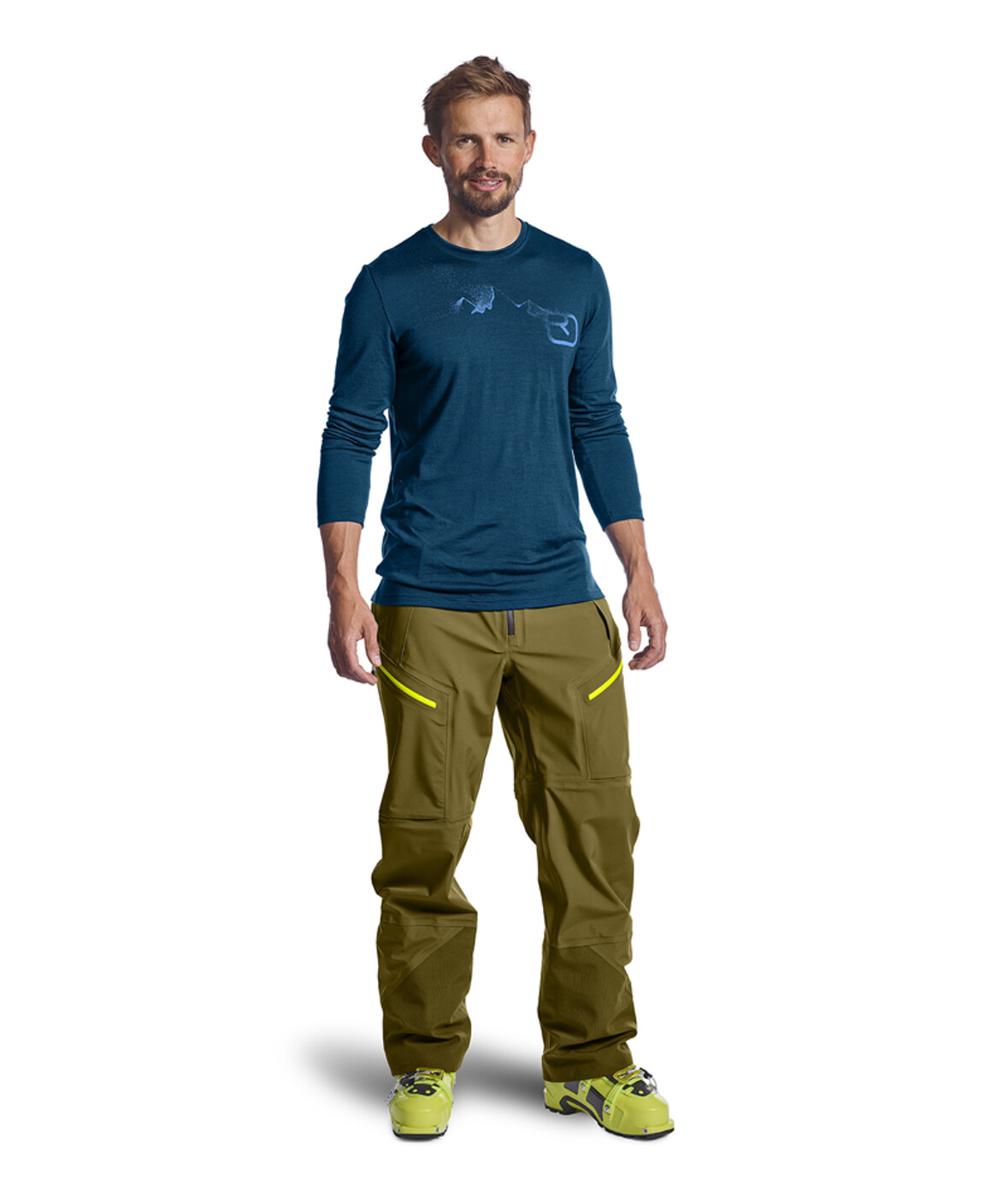 ORTOVOX 185 MERINO LOGO SPRAY LS M - Herren