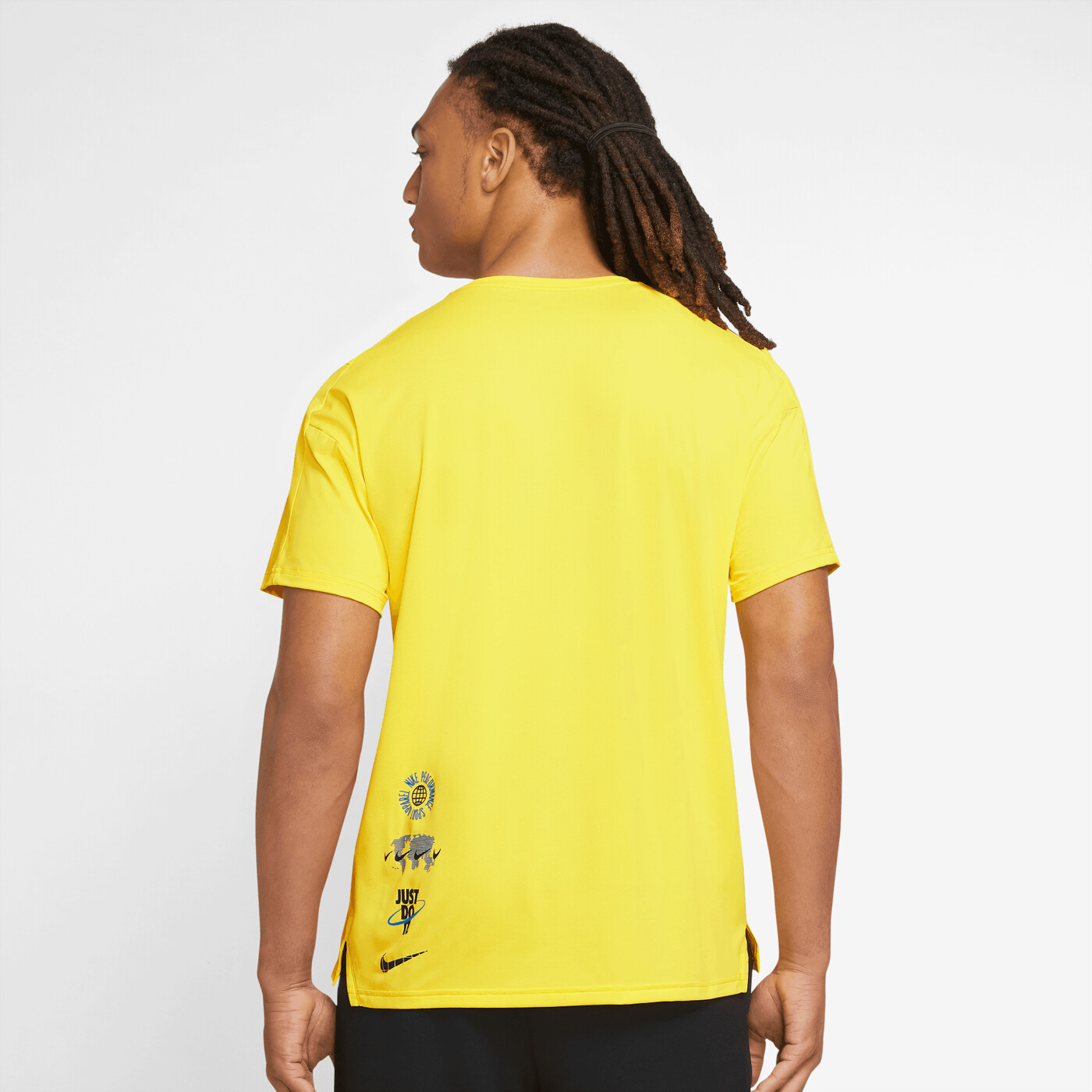 NIKE M NP DF HPR DRY TOP SS GFX 1 - Herren
